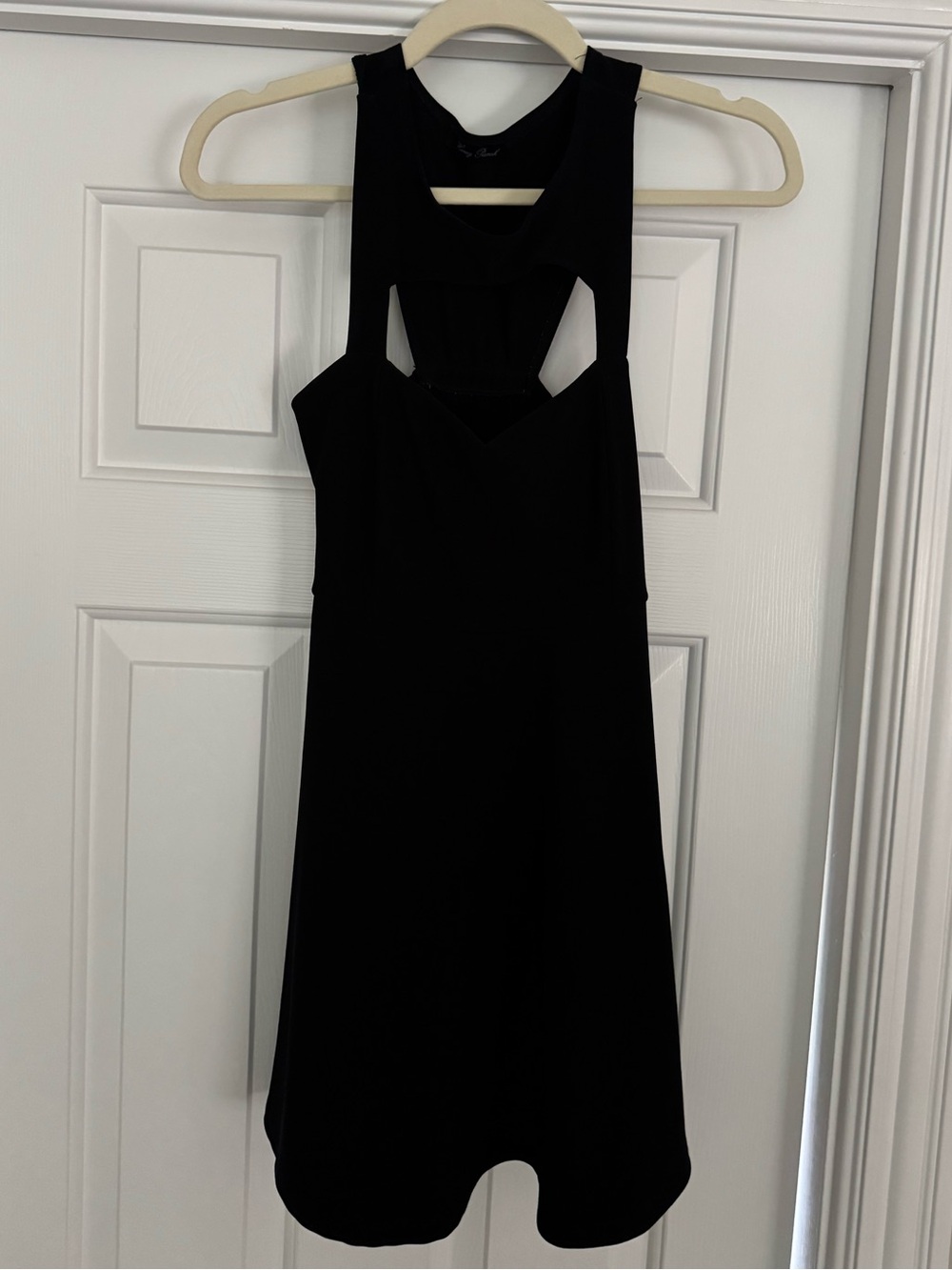 Black Sleeveless Cutout Women's Dress
